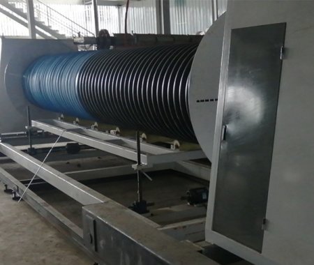 New innovation spiral caldding machine for DWC pipe