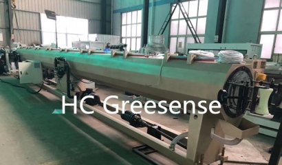 Plastic HDPE pipe extruder machine 75-250mm in Xingtai Company